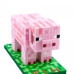 Minecraft Pig Cake