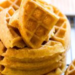 Pumpkin Maple Yeast Belgian Waffles